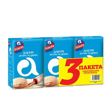 ΑΛΕΥΡΙ ΑΛΛΑΤΙΝΗ ΓΟΧ 3*1 ΚΙΛΟ