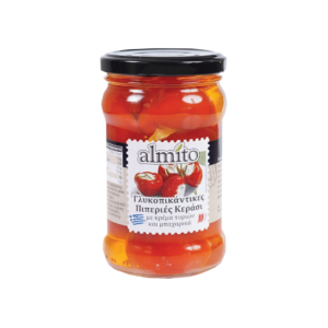 ALMITO ΓΛΥΚΟΠΙΚΑΝΤΙΚΕΣ ΠΙΠΕΡΙΕΣ ΜΕ ΓΕΜΙΣΗ ΤΥΡΙΩΝ