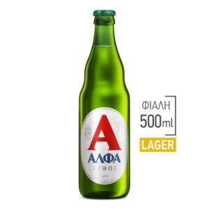 ΑΛΦΑ LAGER 500ML ΦΙΑΛΗ