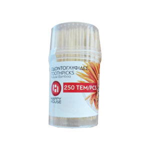 HAPPY HOUSE ΟΔΟΝΤΟΓΛΥΦΙΔΕΣ BAMBOO 250 ΤΕΜΑΧΙΑ