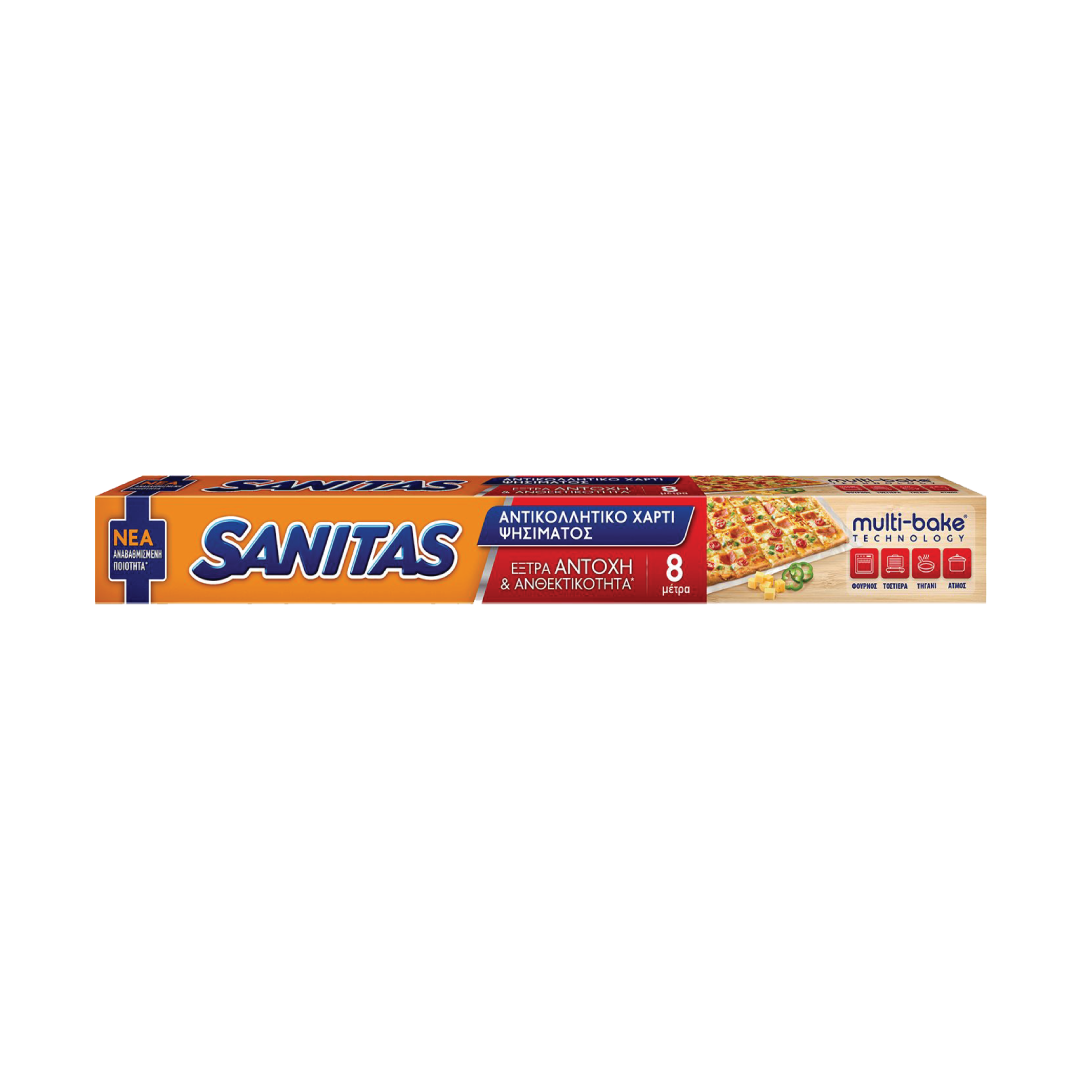 SANITAS ΑΝΤΙΚΟΛΛΗΤΙΚΟ ΧΑΡΤΙ ΨΗΣΙΜΑΤΟΣ 8 ΜΕΤΡΑ