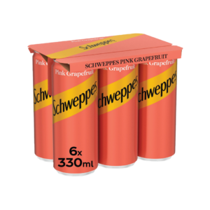 SCHWEPPES PINK GRAPEFRUIT 6*330ML