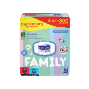 SEPTONA DERMASOFT WIPES 3*100 PIECES