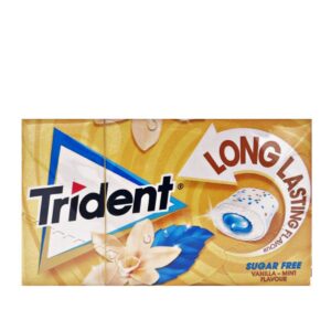 TRIDENT LONG LASTING SUGAR FREE VANILLA 22GR