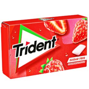 TRIDENT STRAWBERRY SUGAR FREE 23,8GR