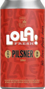 ΖΥΘΟΠΟΙΙΑ ΠΗΝΕΙΟΥ LOLA PILSNER 500ML