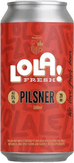 ΖΥΘΟΠΟΙΙΑ ΠΗΝΕΙΟΥ LOLA PILSNER 500ML