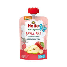 HOLLE fruit puree with apple/banana/pear 6+ months 100gr