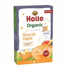 HOLLE baby food apple cinammon 6+ months 250gr